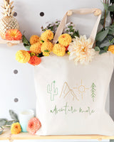 Adventure More Cotton Canvas Tote Bag by The Cotton & Canvas Co.