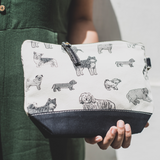 All In Pouch Dog Print by ShoreBags