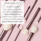 Sustainable Luxury Makeup Brush Set, Dual-Ended by jennypatinkin