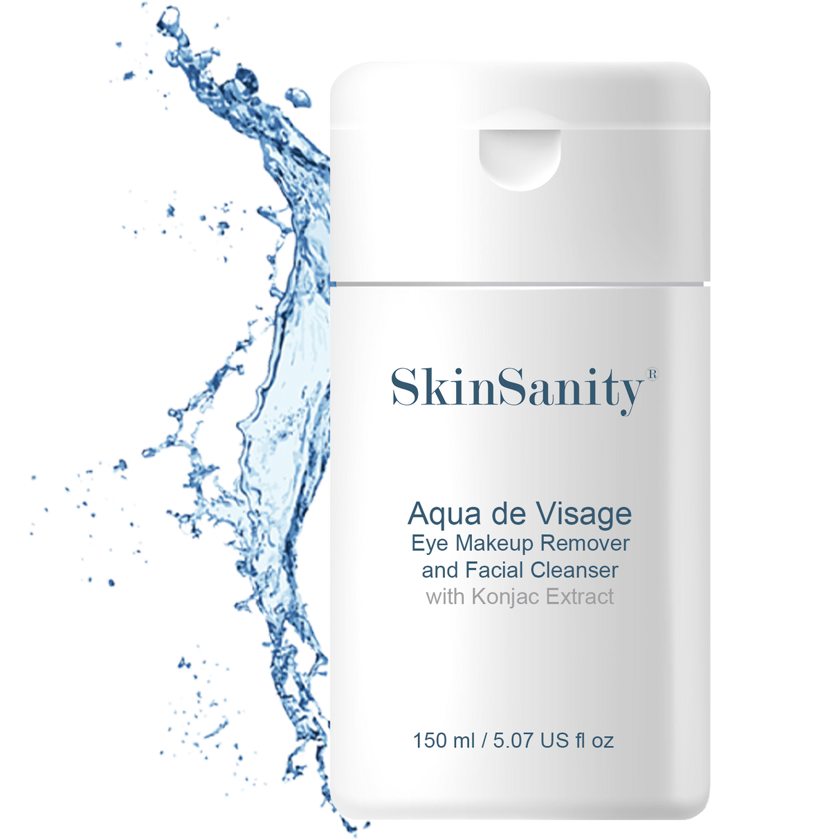 SkinSanity® Aqua de Visage Eye Makeup Remover & Facial Cleanser  5 fl oz by Best Clean Beauty