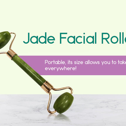Jade Roller & Gua Sha Gift Box by BeNat