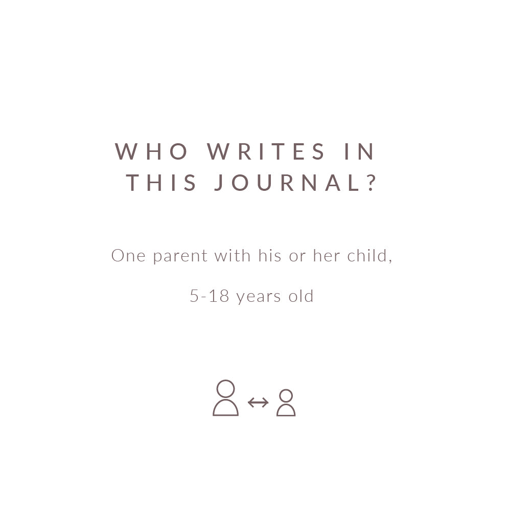 Our Parent + Child Connection Journal: Spark Creativity, Start Conversations (Dusty Blue) by Promptly Journals