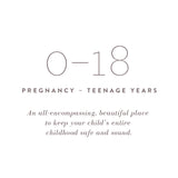 A Complete Childhood History: From Pregnancy to 18 Years Old (Grey, Linen) by Promptly Journals