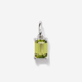 Peridot Silver Charm by Little Sky Stone