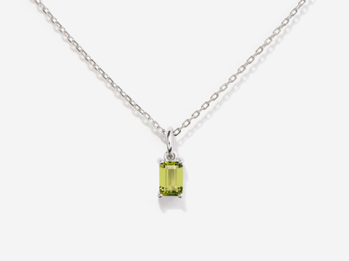 Peridot Silver Charm by Little Sky Stone