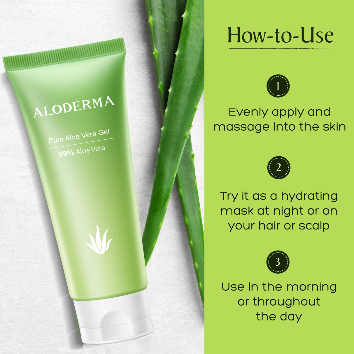 ALODERMA Pure Aloe Vera Gel - 45g by AloeCure