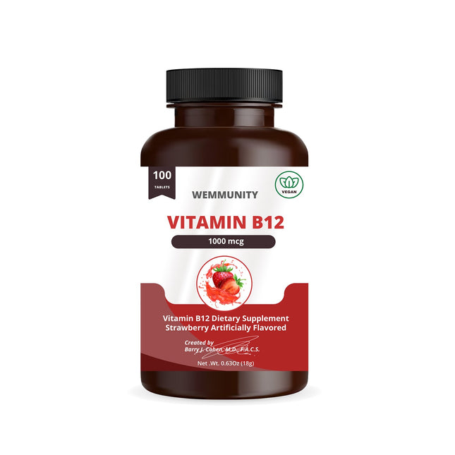 Wemmunity Vitamin B12 100 Tabs by Skincareheaven