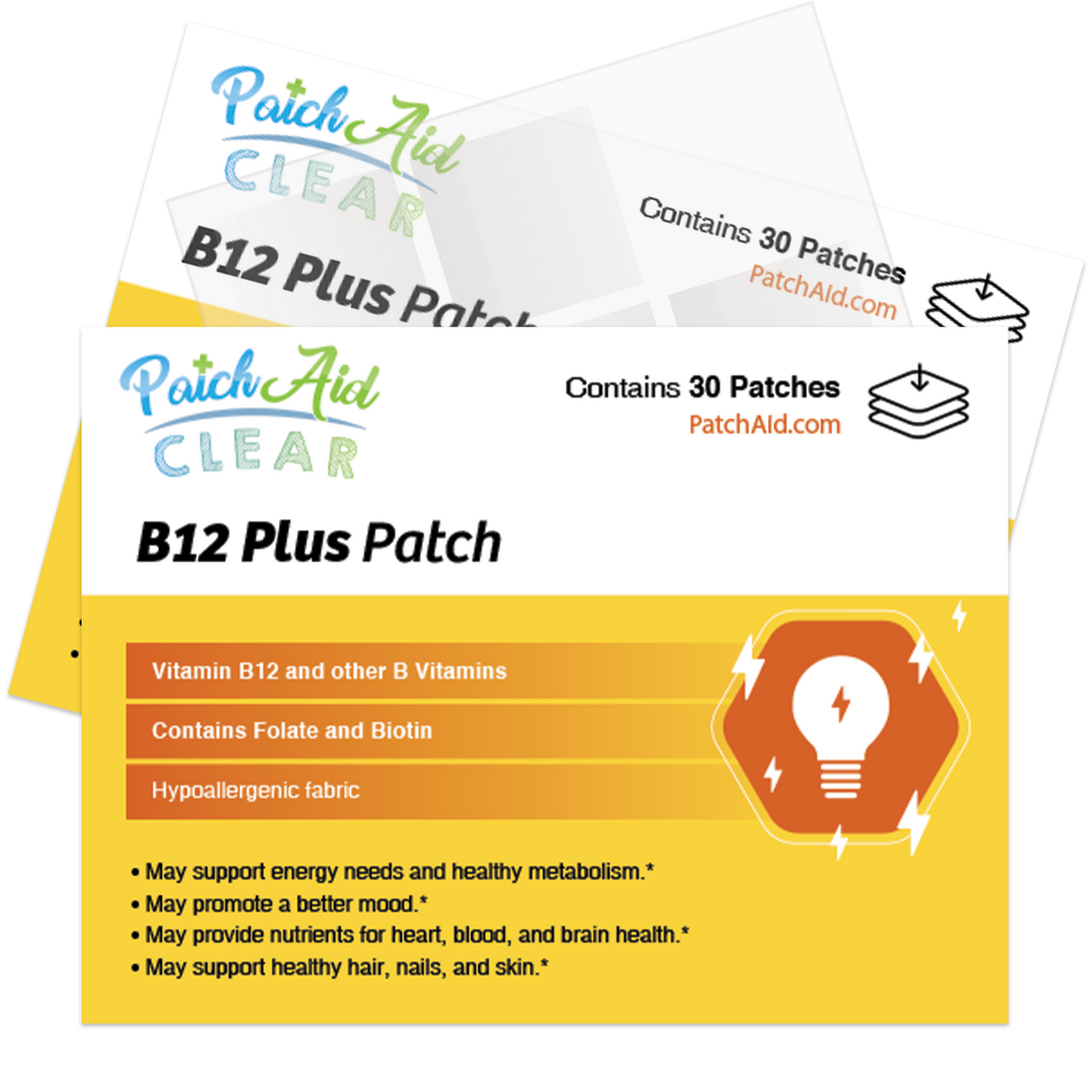 B12 Energy Plus Vitamin Patch by PatchAid