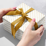 Holographic Gold Dots Gift Wrap by Present Paper