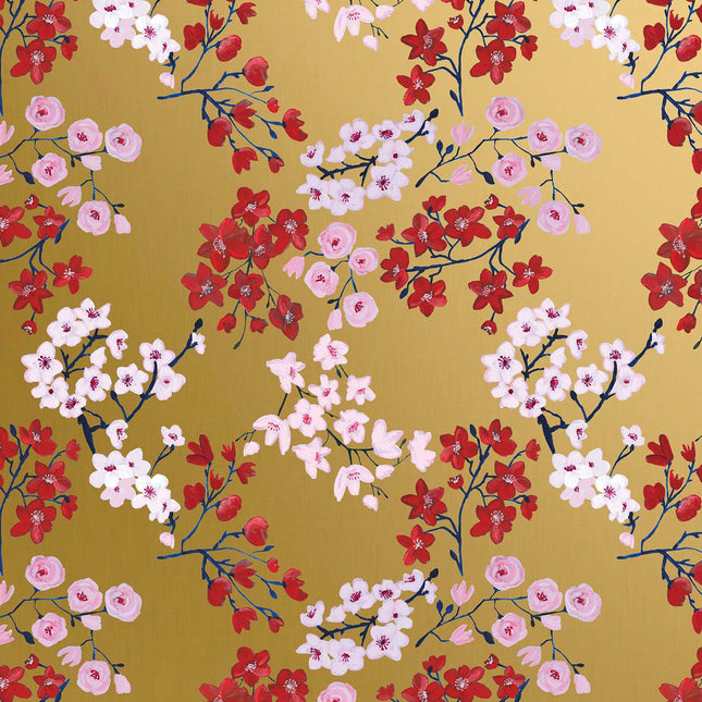 Drifting Blossoms Floral Gift Wrap by Present Paper