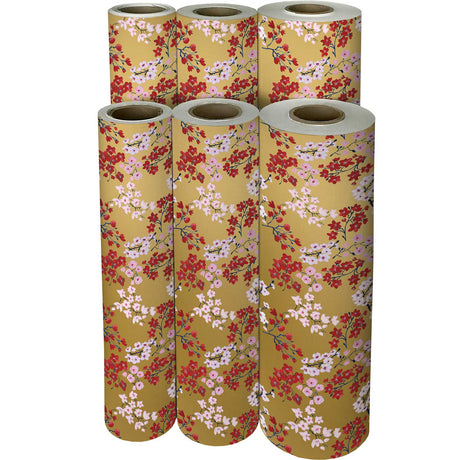 Drifting Blossoms Floral Gift Wrap by Present Paper