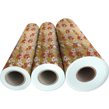 Drifting Blossoms Floral Gift Wrap by Present Paper