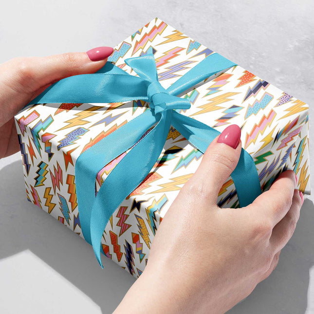 Lightning Gift Wrap by Present Paper