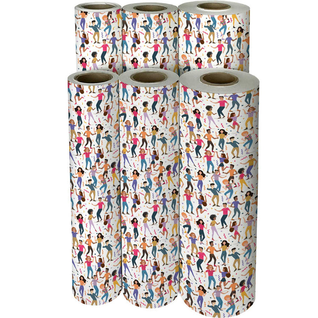 Dance Party Gift Wrap by Present Paper