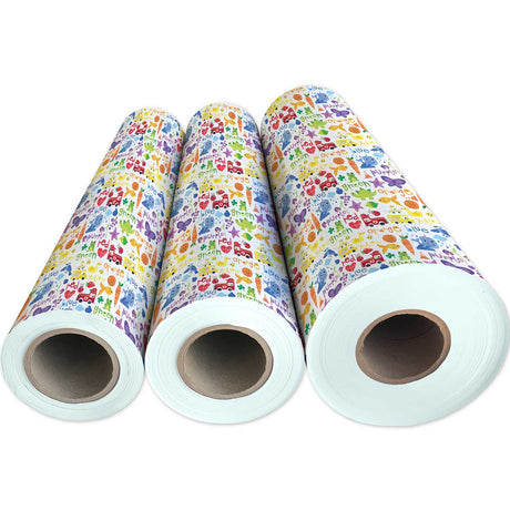 Colors Kids Gift Wrap by Present Paper