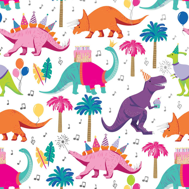 Dinosaur Party Birthday Gift Wrap by Present Paper