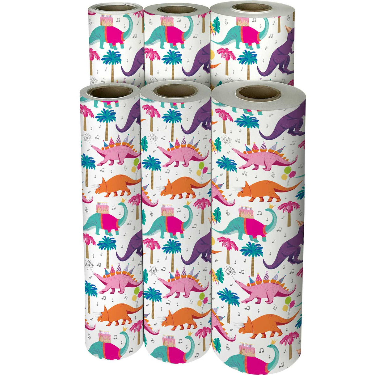 Dinosaur Party Birthday Gift Wrap by Present Paper