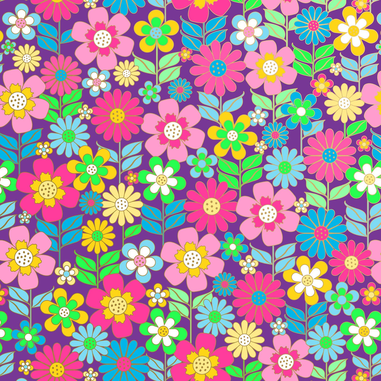 Dazzling Daisies Floral Gift Wrap by Present Paper