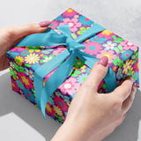 Dazzling Daisies Floral Gift Wrap by Present Paper