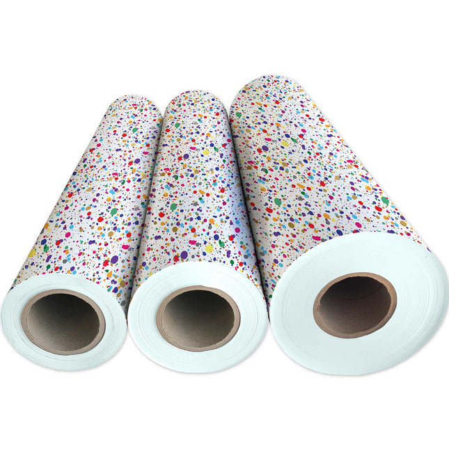 Paint Splatter Gift Wrap by Present Paper