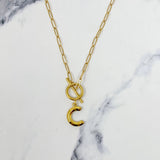 Modern Classic Initial Necklace by Ellisonyoung.com