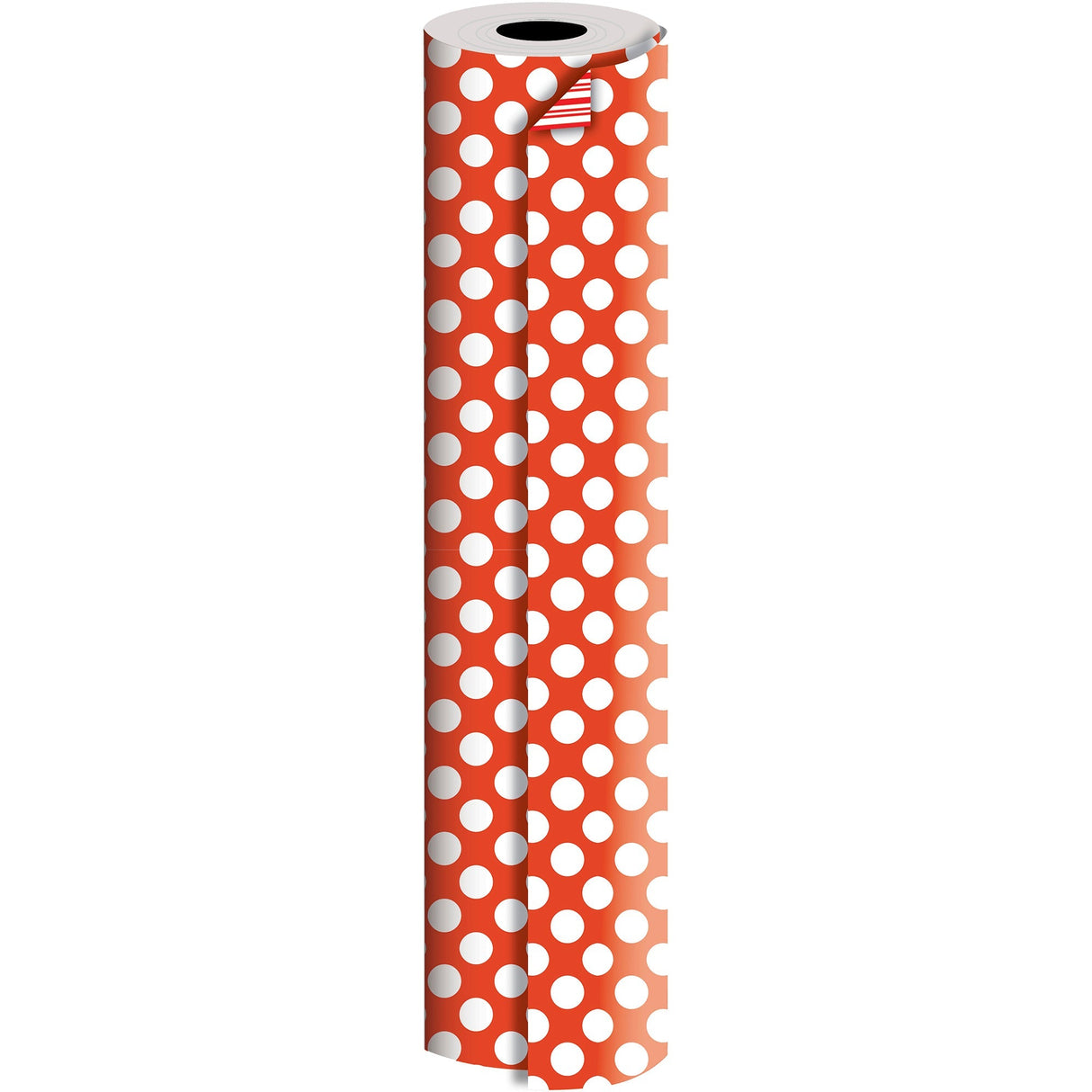 Two-Sided Red Dot Stripe Gift Wrap by Present Paper