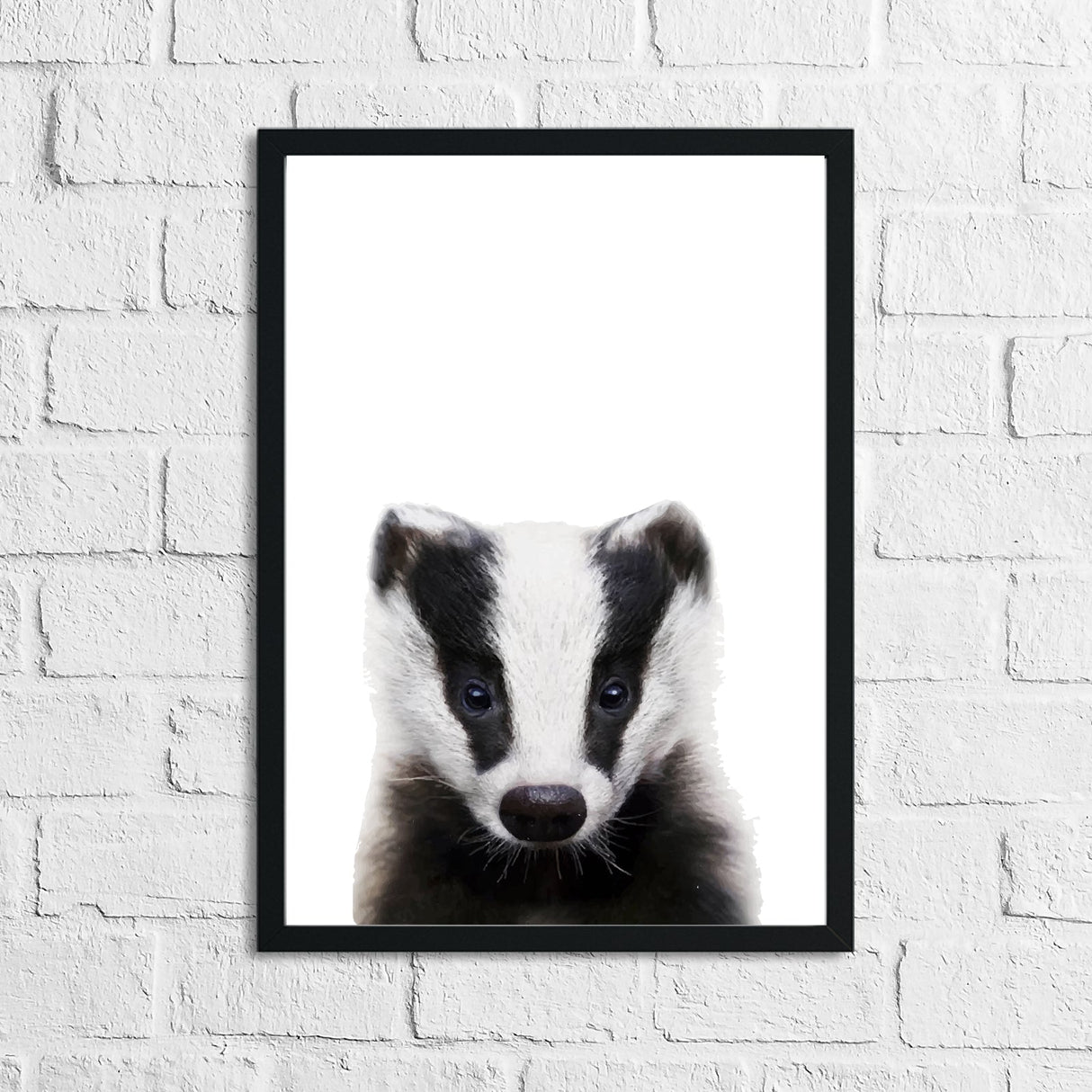 Badger Animal Woodlands Nursery Children's Room Wall Decor Print by WinsterCreations™ Official Store