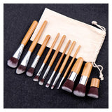 Lucky Beauty Bamboo Brush Set of 11 pcs by VistaShops