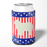 USA Patriotic Komondor Can or Bottle Hugger BB3355CC by Caroline's Treasures