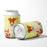 Easter Eggs Wire Fox Terrier Can or Bottle Hugger BB6101CC by Caroline's Treasures