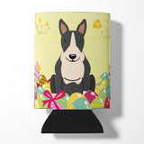 Easter Eggs Bull Terrier Black White Can or Bottle Hugger BB6133CC by Caroline's Treasures