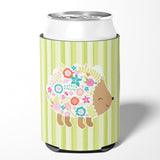 Flowered Hedgehog Can or Bottle Hugger BB6935CC by Caroline's Treasures