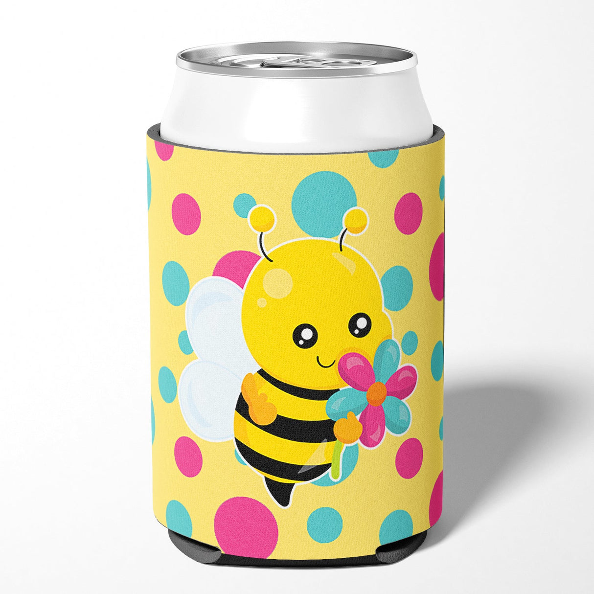 Bee with Flower Can or Bottle Hugger BB7097CC by Caroline's Treasures