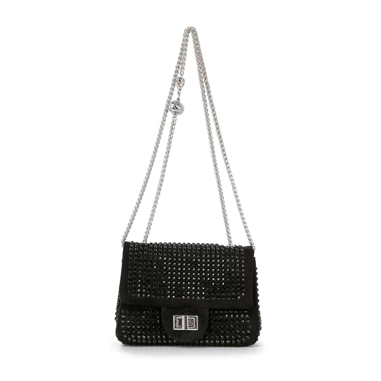 Petite Rhinestone Evening Shoulder Bag by Handbag Factory