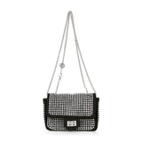 Petite Rhinestone Evening Shoulder Bag by Handbag Factory