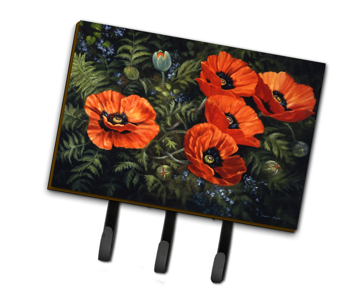 Poppies by Daphne Baxter Leash or Key Holder BDBA0007TH68 by Caroline's Treasures