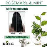 Difeel Rosemary and Mint Hair Strengthening Shampoo with Biotin 12 oz. by difeel - find your natural beauty