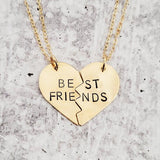 BEST BITCHES Broken Heart Friendship Necklace by Salt and Sparkle