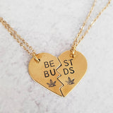 BEST BUDS 420 Broken Heart Necklace by Salt and Sparkle