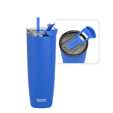 Blue Aqualina Tumbler - Built in Straw by ASOBU®