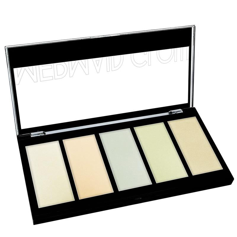 KLEANCOLOR 5 Color Prismatic Highlighter Palette - Mermaid Glow