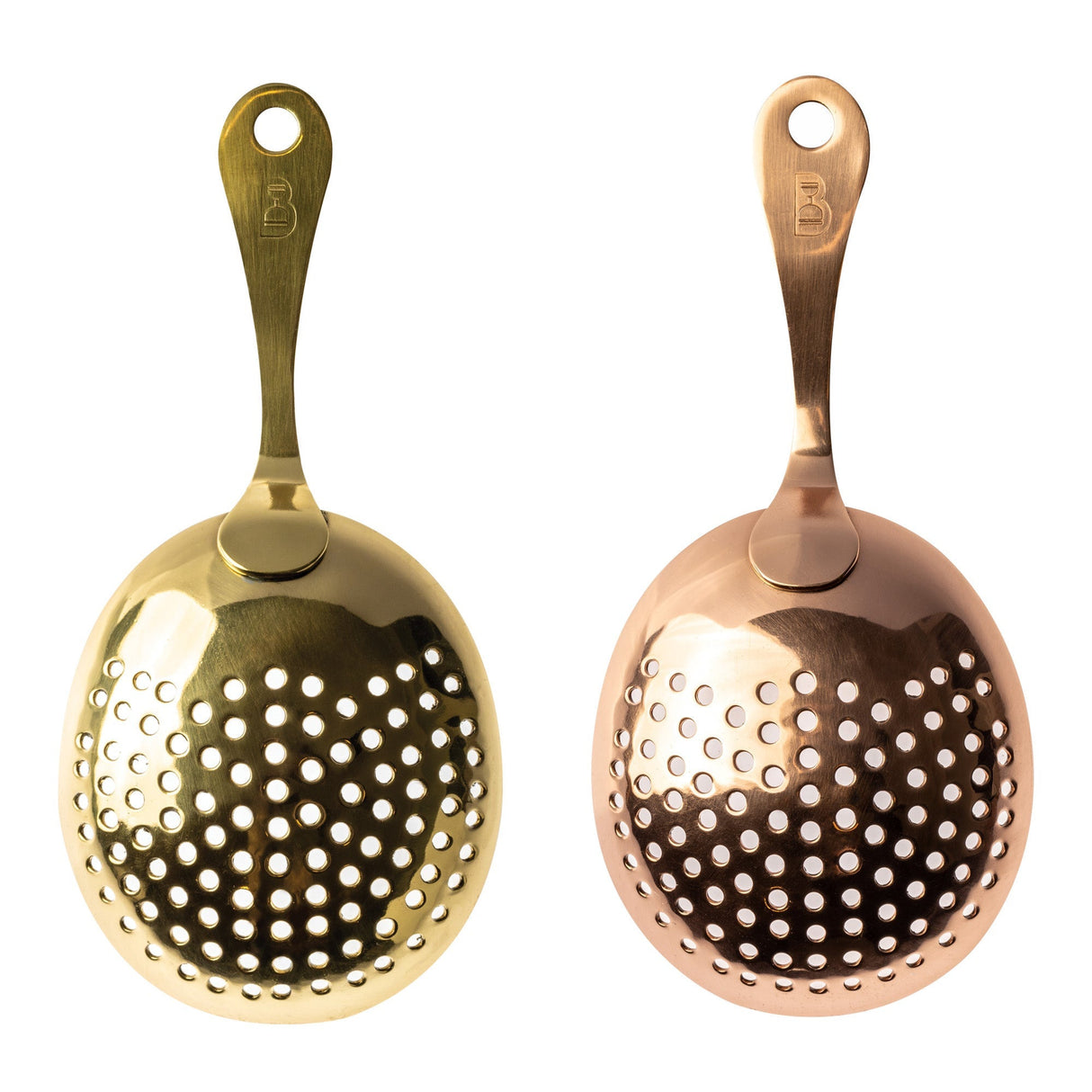 Solid Copper and Brass Julep Strainers by Bull In China