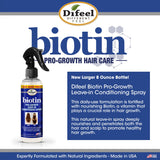 Difeel Biotin Pro-Growth Leave in Conditioning Spray 8 oz. by difeel - find your natural beauty