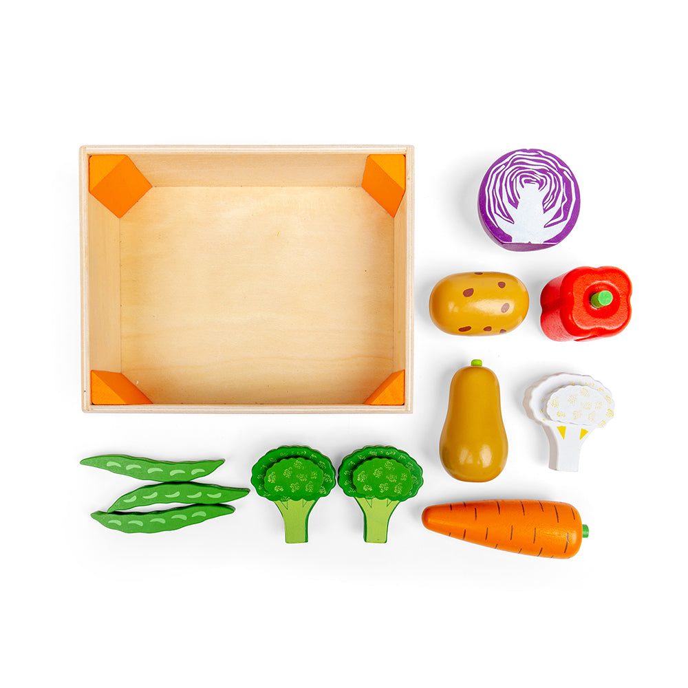 Vegetable Crate by Bigjigs Toys US