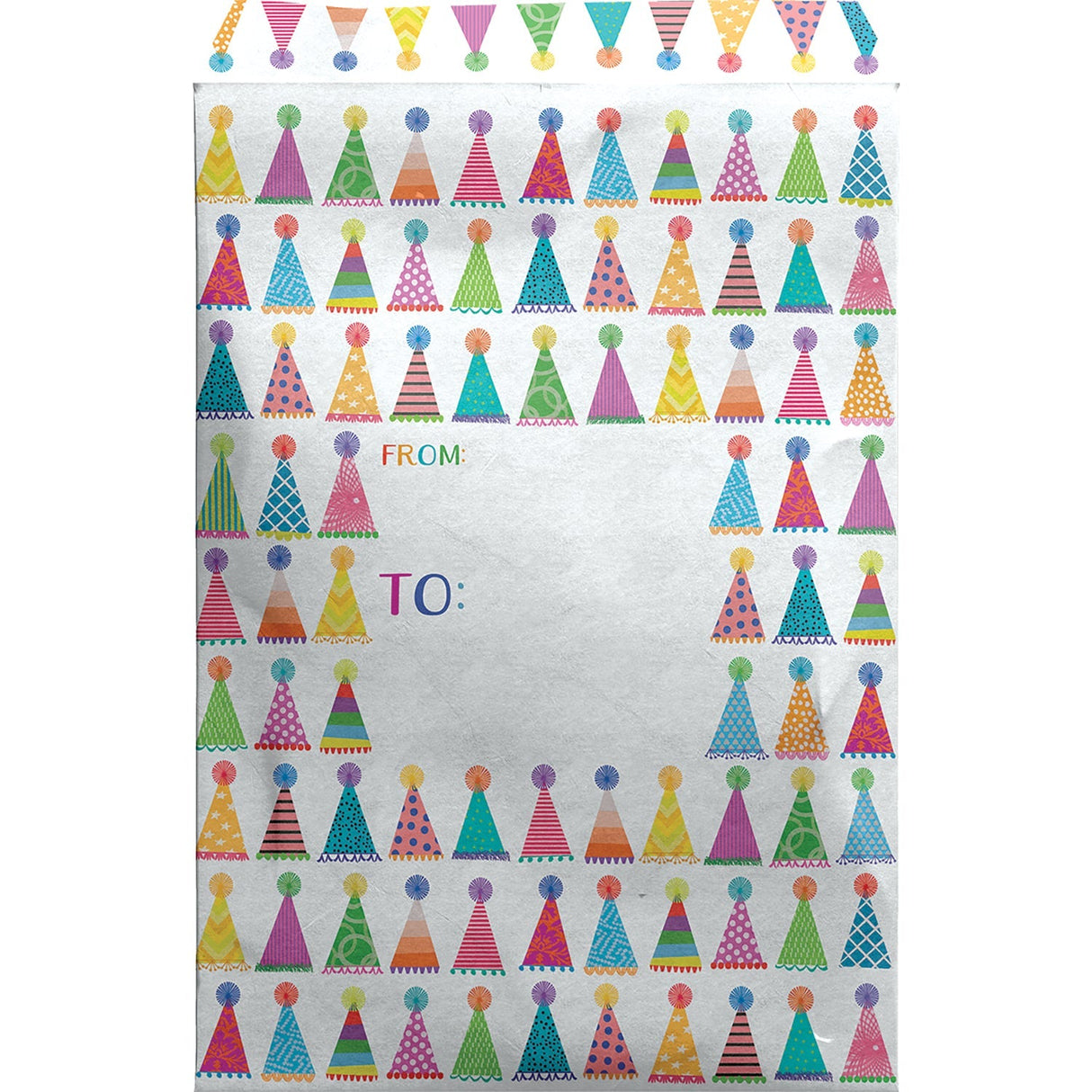 Large Printed Padded Mailing Envelopes, Party Hats by Present Paper