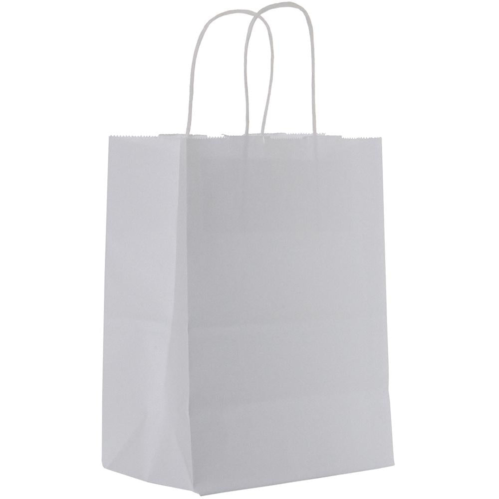 Jillson & Roberts Medium Kraft Bags, White by Present Paper