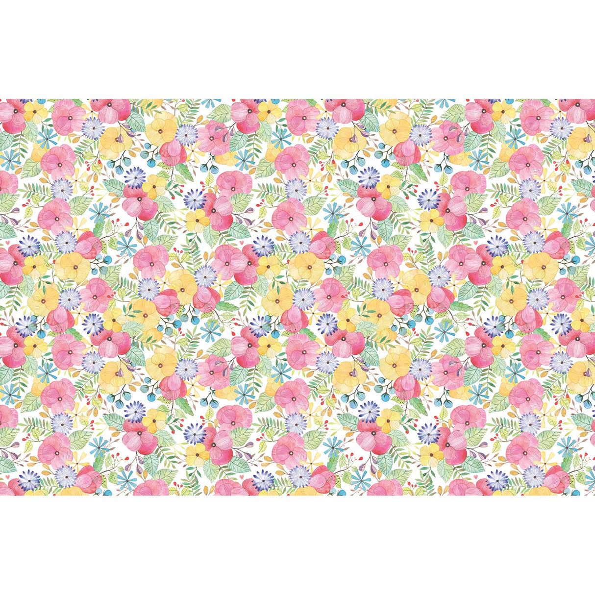 Watercolor Petal 20" x 30" Floral Gift Tissue Paper by Present Paper