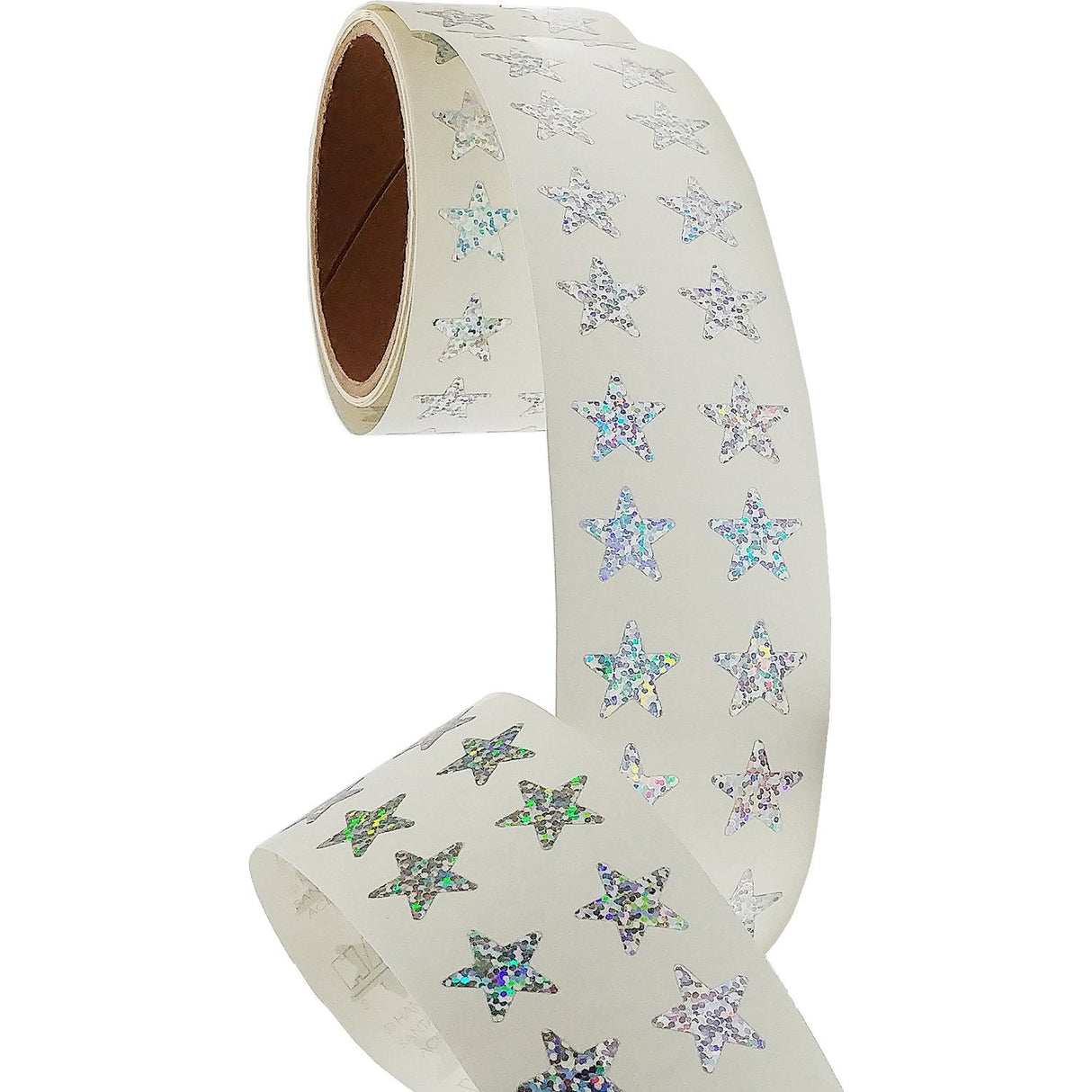 Bulk Roll Prismatic Stickers, Mini Stars (100 Repeats) by Present Paper