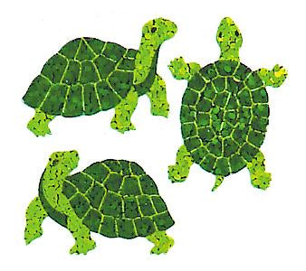 Bulk Roll Prismatic Stickers, Mini Turtles (100 Repeats) by Present Paper