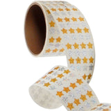 Bulk Roll Prismatic Stickers, Micro Stars / Gold and Silver (100 Repeats) by Present Paper